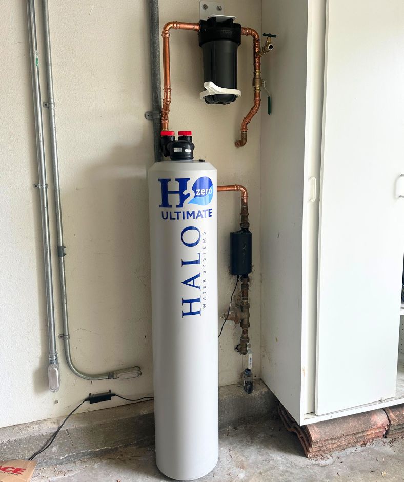 HALO H2zero installed in San Diego home garage