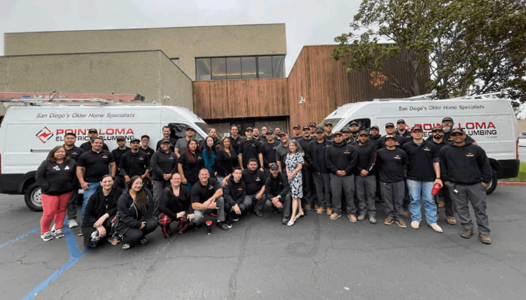 Point Loma Home Pros team members pose together.