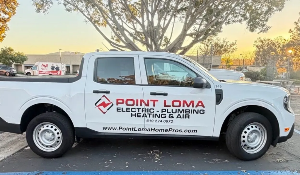 Point Loma Home Pros' branded service truck across San Diego County.